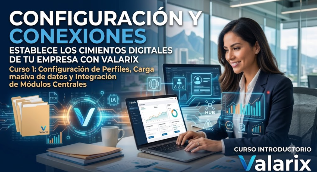 Portada del curso Vigilancia Profunda y Automatización Fiscal con Valarix